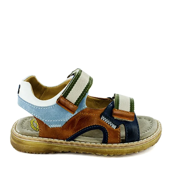 New vit oxide + denim Sandalen