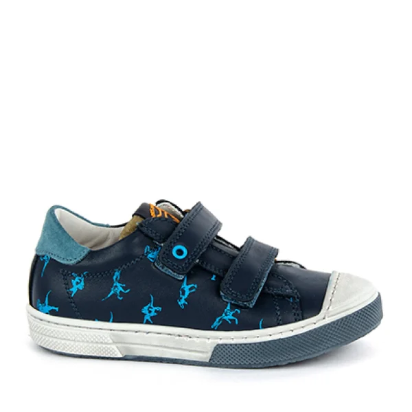 Best calf cuoio + navy Lage Schoenen