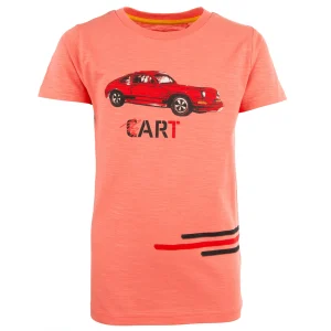 Discount - ART coral pink T-Shirts Korte Mouwen