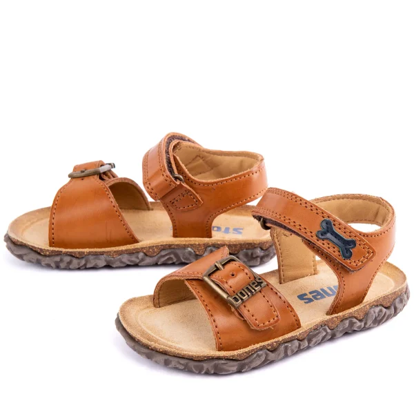 New eco cognac Sandalen