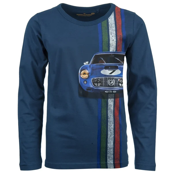 New - BLUE CAR T-Shirts Met Lange Mouwen