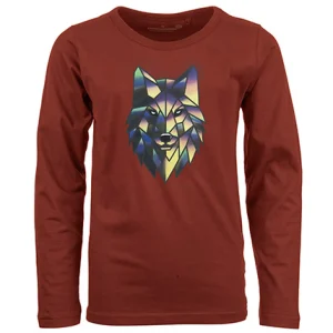 Hot - WOLF T-Shirts Met Lange Mouwen