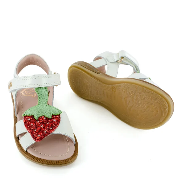 Online calf perl - glitter ivor Sandalen