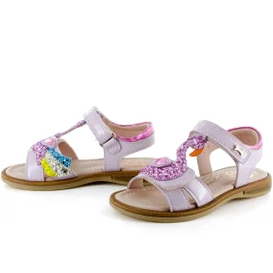 Clearance calf - glitter lilac Sandalen