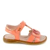 Hot calf - glitter salmon Sandalen