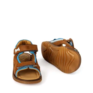 Online calf cuoio + avio Sandalen