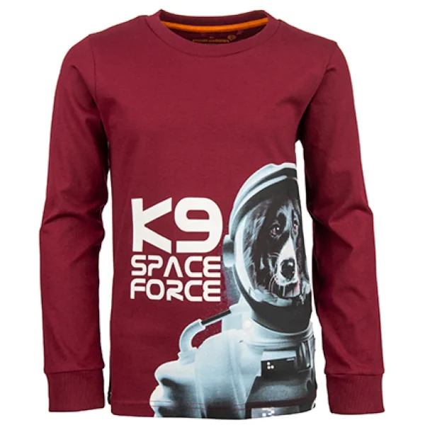 New - SPACE FORCE green + navy T-Shirts Met Lange Mouwen