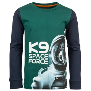 Hot - SPACE FORCE T-Shirts Met Lange Mouwen