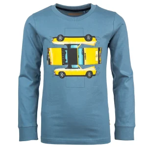 Hot - YELLOW CAR T-Shirts Met Lange Mouwen