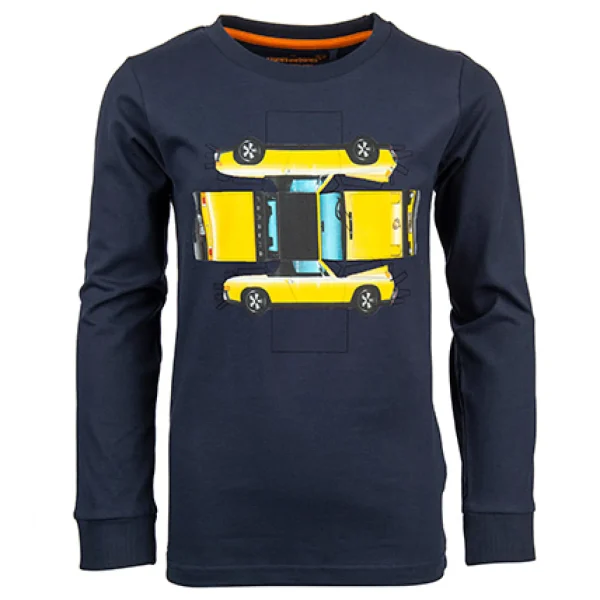 Outlet - YELLOW CAR T-Shirts Met Lange Mouwen