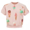 New - ICE PATTERN T-Shirts Korte Mouwen