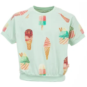 New - ICE PATTERN T-Shirts Korte Mouwen